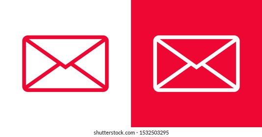 Send letter, Envelope, Message email, Vector icon
