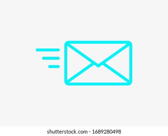 Send letter, Envelope, Message email, Vector icon