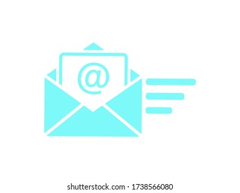 Send letter, Envelope, Message email, Vector icon