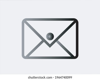 Send letter, Envelope, Message email, icon vector illustration on blank background.eps