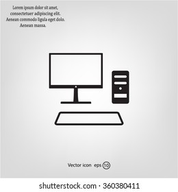 Send a letter icon, mobile phone and mail. Vector illustration