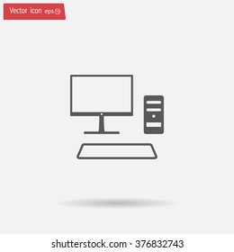 Send a letter icon, mobile phone and mail. Vector illustration