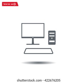 Send a letter icon, mobile phone and mail. Vector illustration