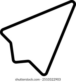 Vector de ilustración de icono de línea de envío