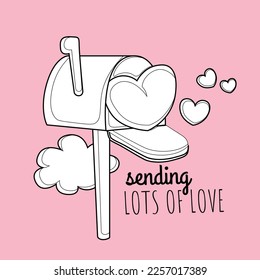 Send Mail Box Act Of Love Valentine Digital Stamp