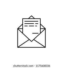 Send mail icon. Element of global logistics icon for mobile concept and web apps. Thin line Send mail icon can be used for web and mobile