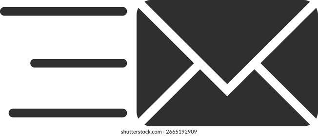 Send mail icon. Send letter, Envelope,  email icon isolated on white background, Vector icon
