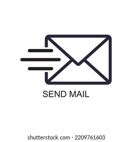 send mail icon , message icon