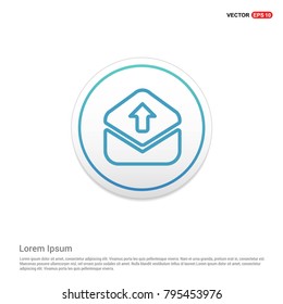 Send Mail icon White Background icon template