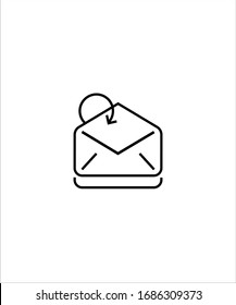 send mail line icon,vector best line design icon.