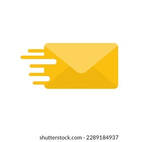 Send message icon logo design. Mail, Email, Envelope icon. Editable stroke. Send email message flat icon for apps and websites vector design and illustration.

