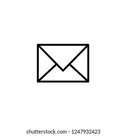 Send message icon. Mail sign
