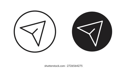 send Message icon. Monochrome simple icons for templates, web design
