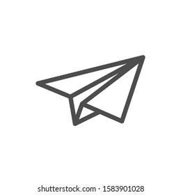 Send Message icon. Paper plane icon. Message sending concept for perfect mobile and web chatting, messaging applications UI designs.