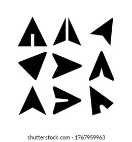 Send message icon, paper plane icon or logo isolated sign symbol vector illustration - Collection of high quality black style vector icons

