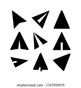 Send message icon, paper plane icon or logo isolated sign symbol vector illustration - Collection of high quality black style vector icons
