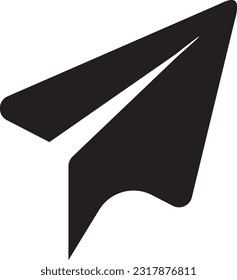 Icono de enviar mensaje. Símbolo de signo Plano de papel