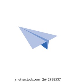 Send message icon. Paper plane symbol. Vector illustration isolated. EPS 10 .