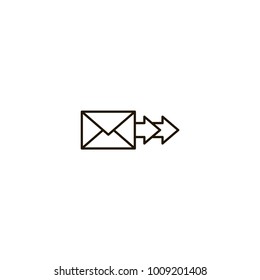 send message icon. sign design