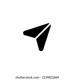 Send message icon, simple design for ui.