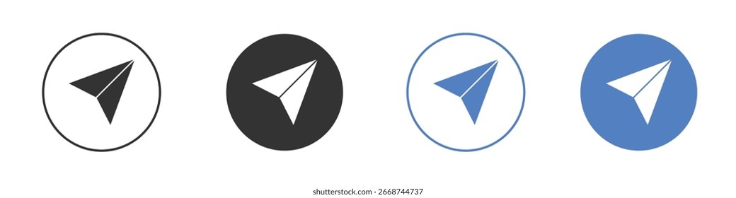 send Message icon symbol. Quality design element.