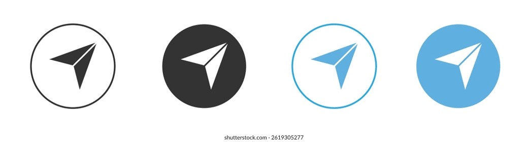 send Message icon Vector Graphic set