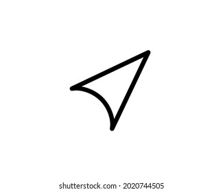 Send message icon vector, paper plane icon, Sign and Symbol Design.
