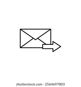 send message icon vector symbol isolated