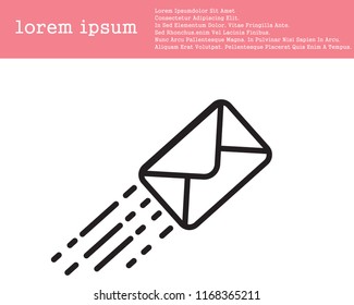 send message  out box icon