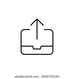 send message, outbox, mail icon
