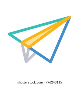  send message paper plane 