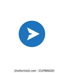 Send Message, Paper Plane Icon Vector in Flat Style