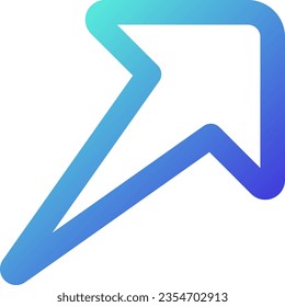 Send message pixel perfect gradient linear ui icon. Online communication. Social media interaction. Line color user interface symbol. Modern style pictogram. Vector isolated outline illustration