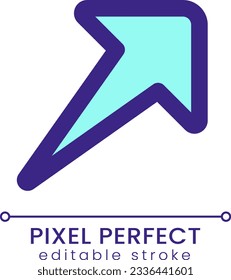 Send message pixel perfect RGB color ui icon. Online communication. Simple filled line element. GUI, UX design for mobile app. Vector isolated pictogram. Editable stroke. Poppins font used