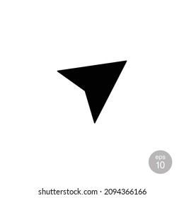 Send message simple flat icon vector illustration