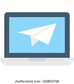 Send Message Vector Icon