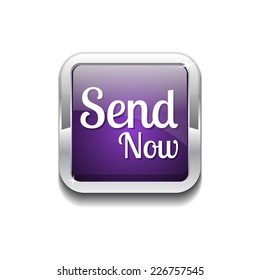 Send Now Purple Vector Icon Button