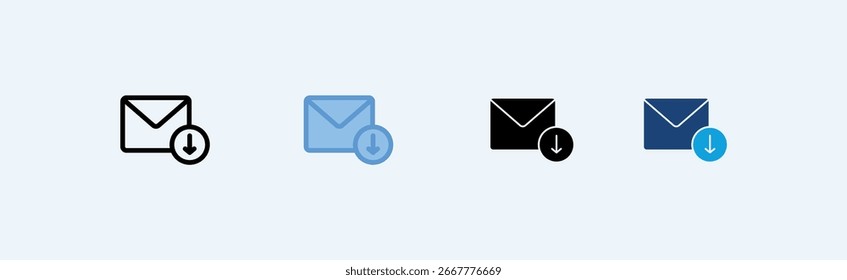 Enviar estilo múltiple de icono de esquema