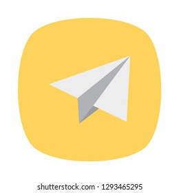 send  paper plane   message  