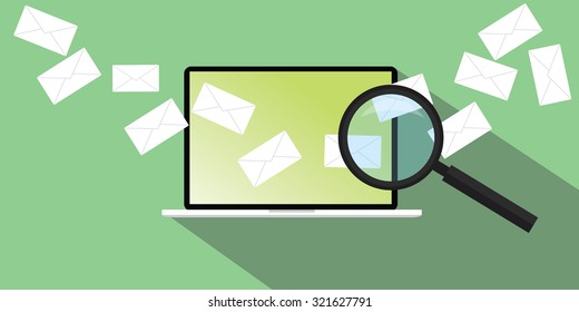 send receiving email notebook envelope email loop tools