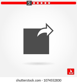 send vector icon
