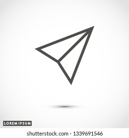 to send vector icon