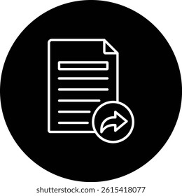 Send vector icon. Can be used for printing, mobile and web applications.