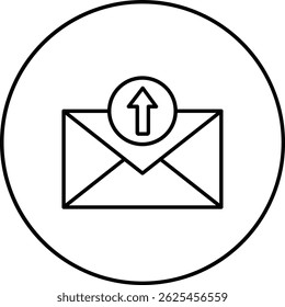 Ícone Enviar vetor. Pode ser usado para impressão, aplicativos móveis e da Web.