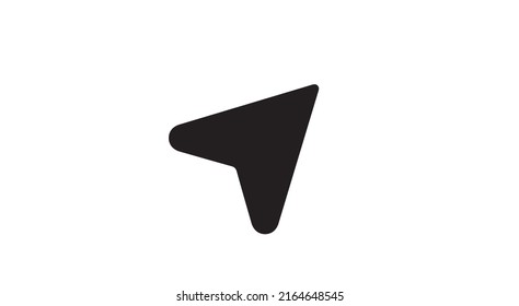 Send vector icon design on white background