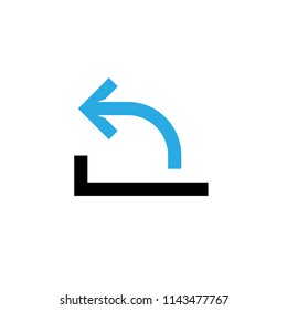 Send vector icon. Pictogram from set Smartphone Essentials. Isolated on white background