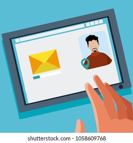 Sending email to contact