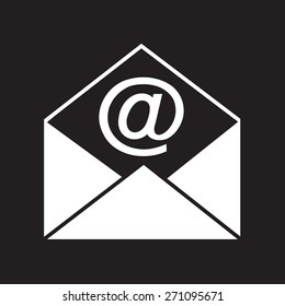 Sending email and envelope icon