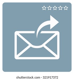 Sending email, envelope. icon. vector design