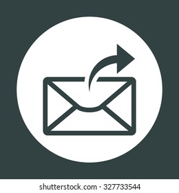 Sending email, envelope. icon. vector design